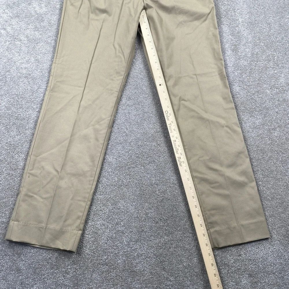 Banana Republic Chino Pants Mens 32x32 Tan Non-Iron Stretch Slim Fit Khakis NWT